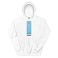 Retro Blue Locker Hoodie ID 88064 - White