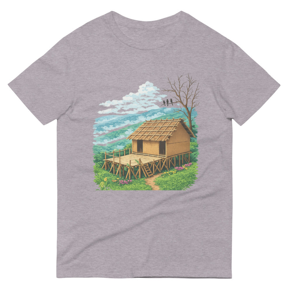 Misty Hilltop Bamboo Retreat - Heather Grey