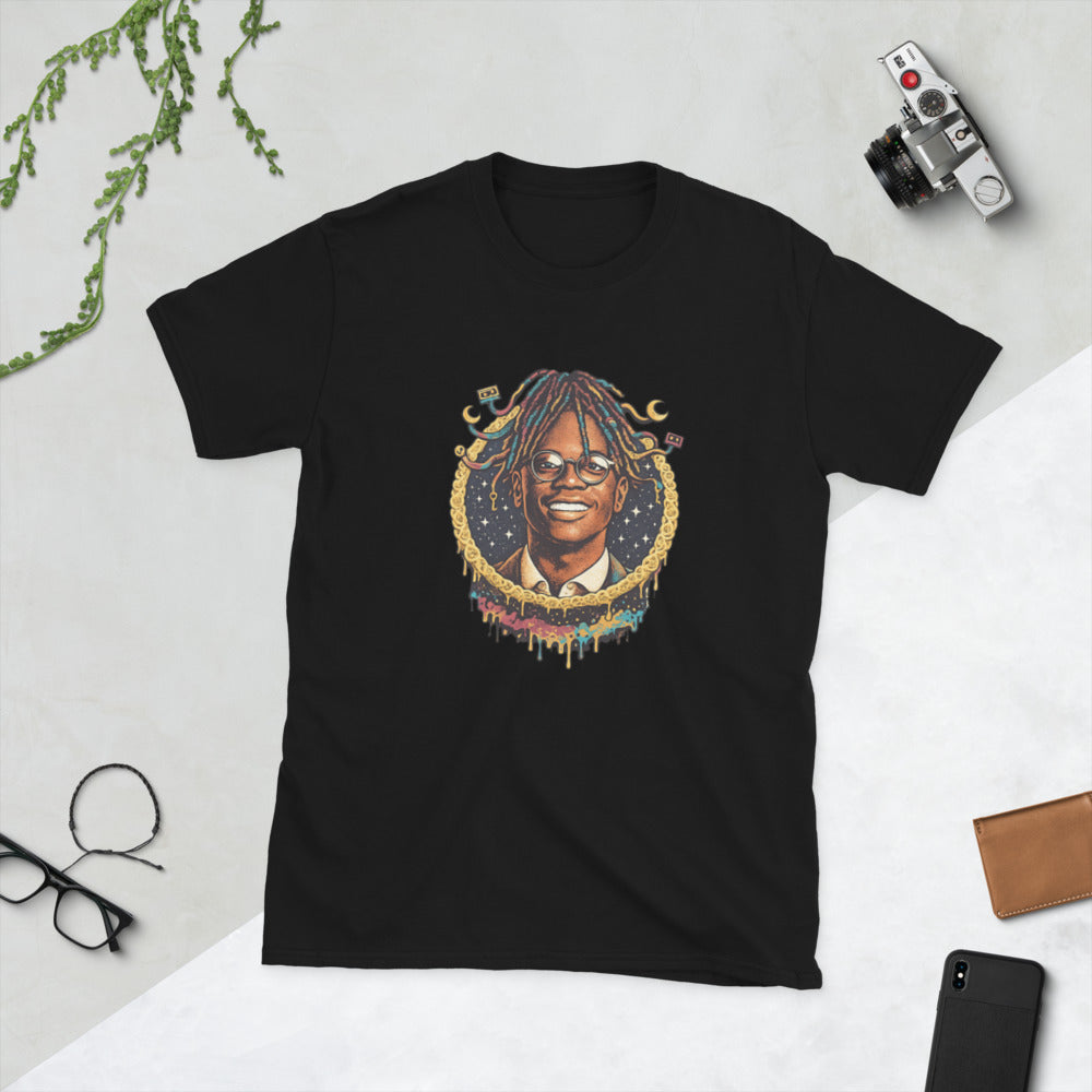 Astral Ribbon Halo Portrait - Black