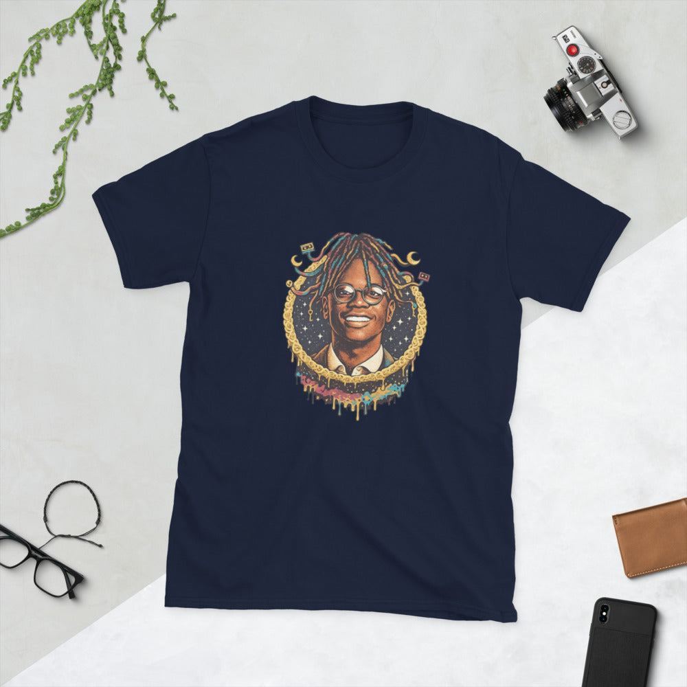 Astral Ribbon Halo Portrait - Navy