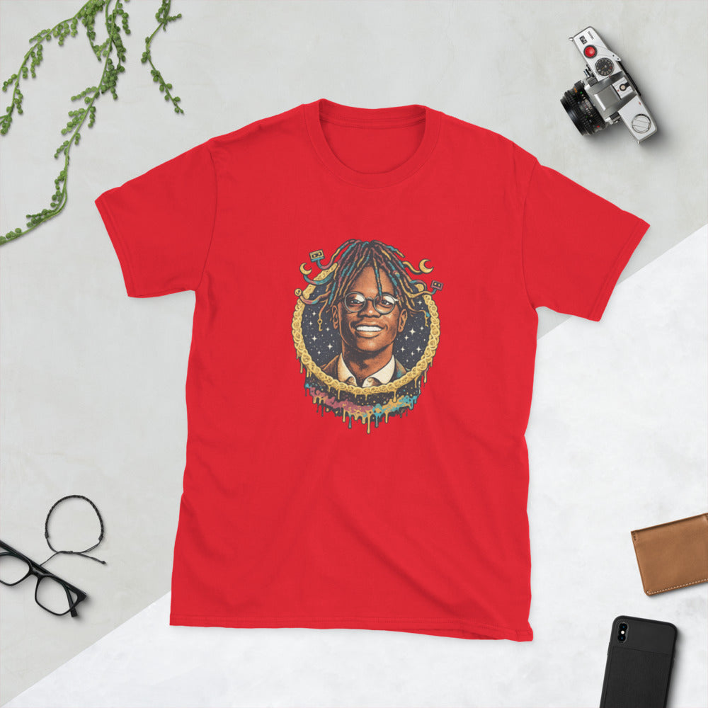 Astral Ribbon Halo Portrait - Red