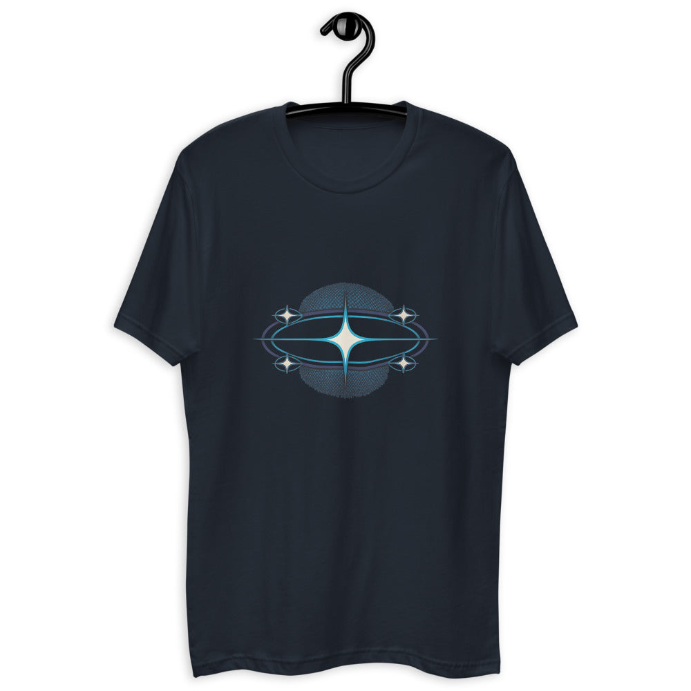 Retro Cosmic Jewel Crest - Midnight Navy