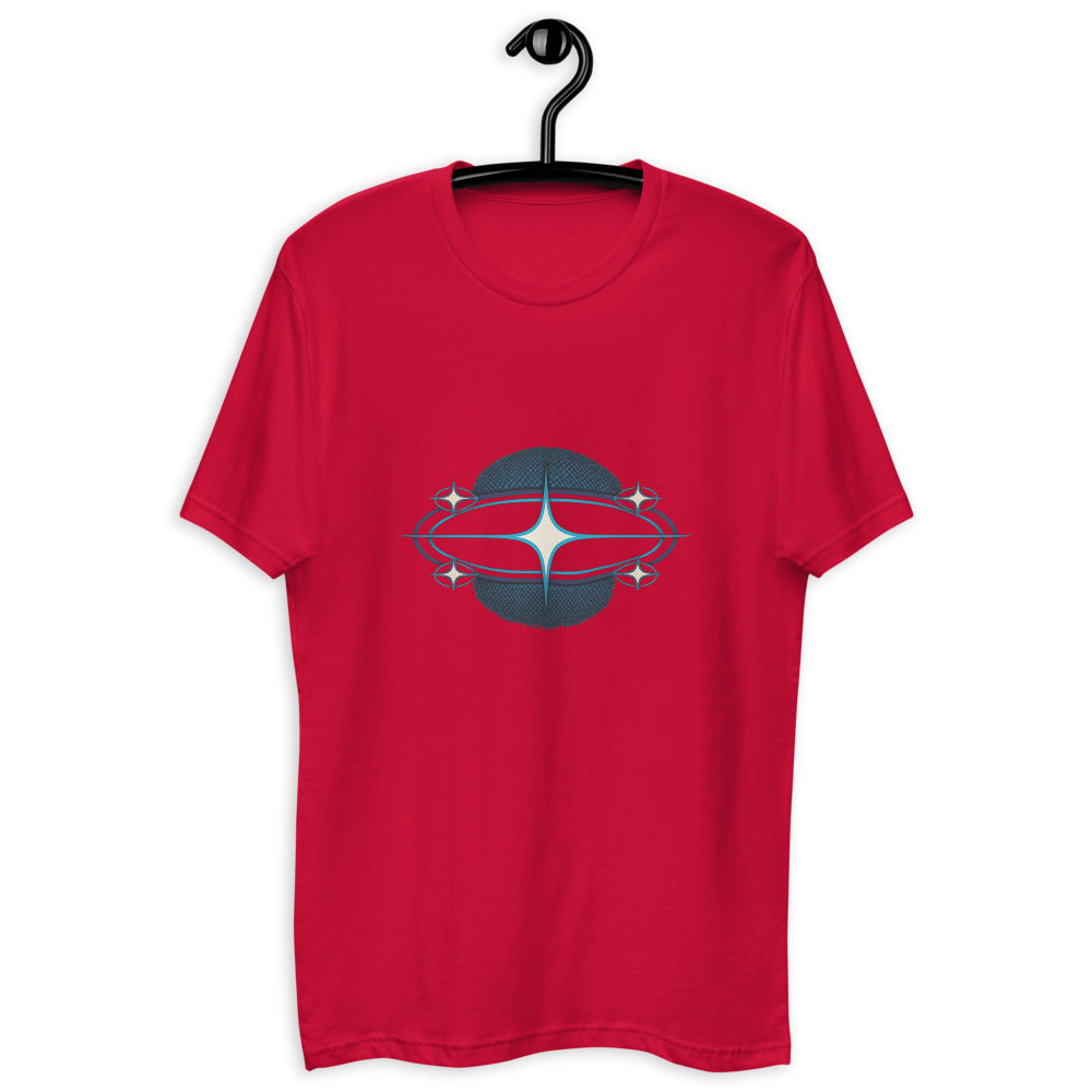 Retro Cosmic Jewel Crest - Red
