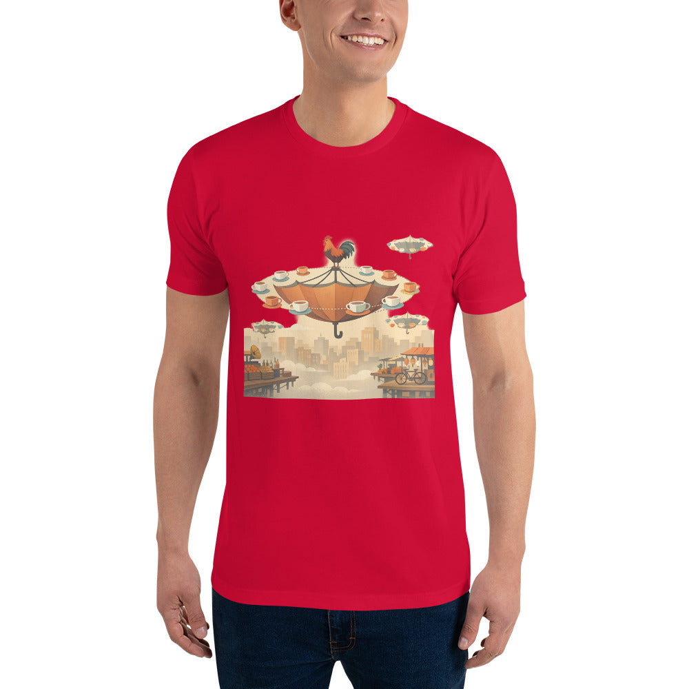 Rooster's Teacup Carousel - Red