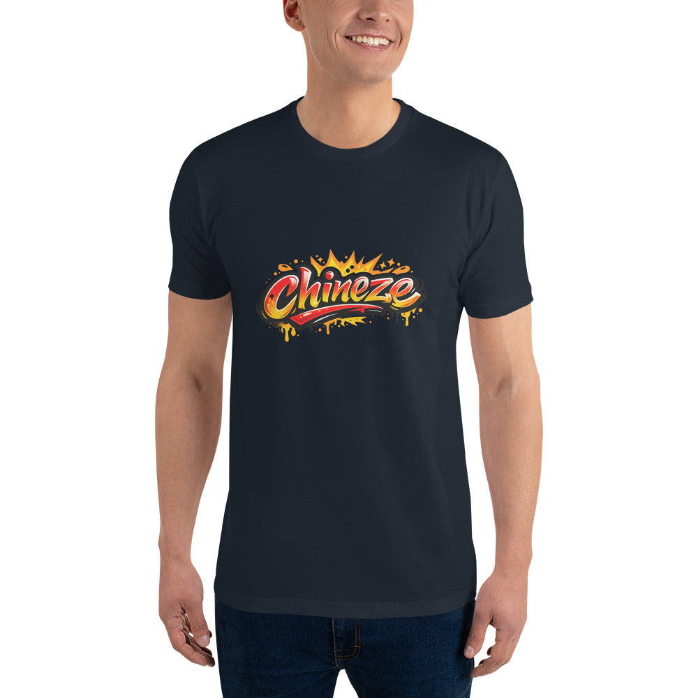Molten Glow Street Script - Midnight Navy