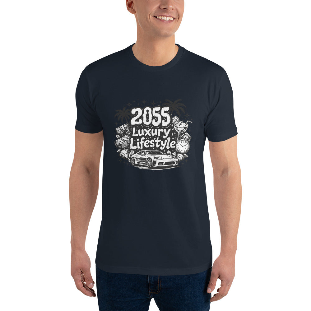 2055 Luxe Lifestyle Tee - Midnight Navy