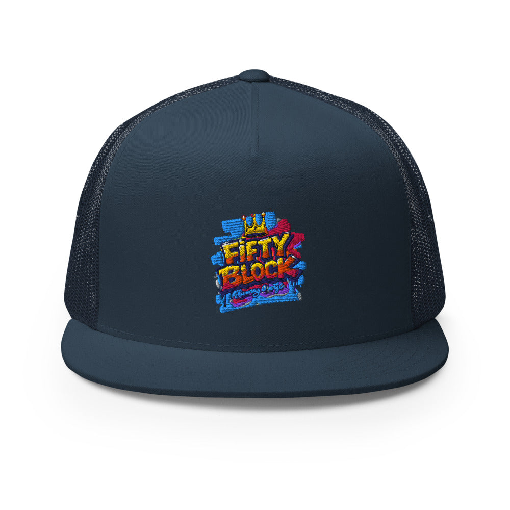 Electric Crown Graffiti - Navy