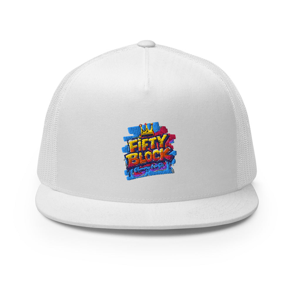 Electric Crown Graffiti - White