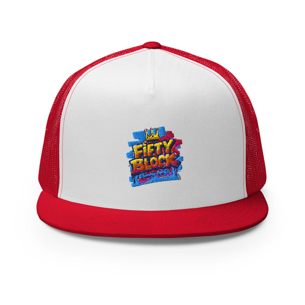 Electric Crown Graffiti - Red/ White/ Red
