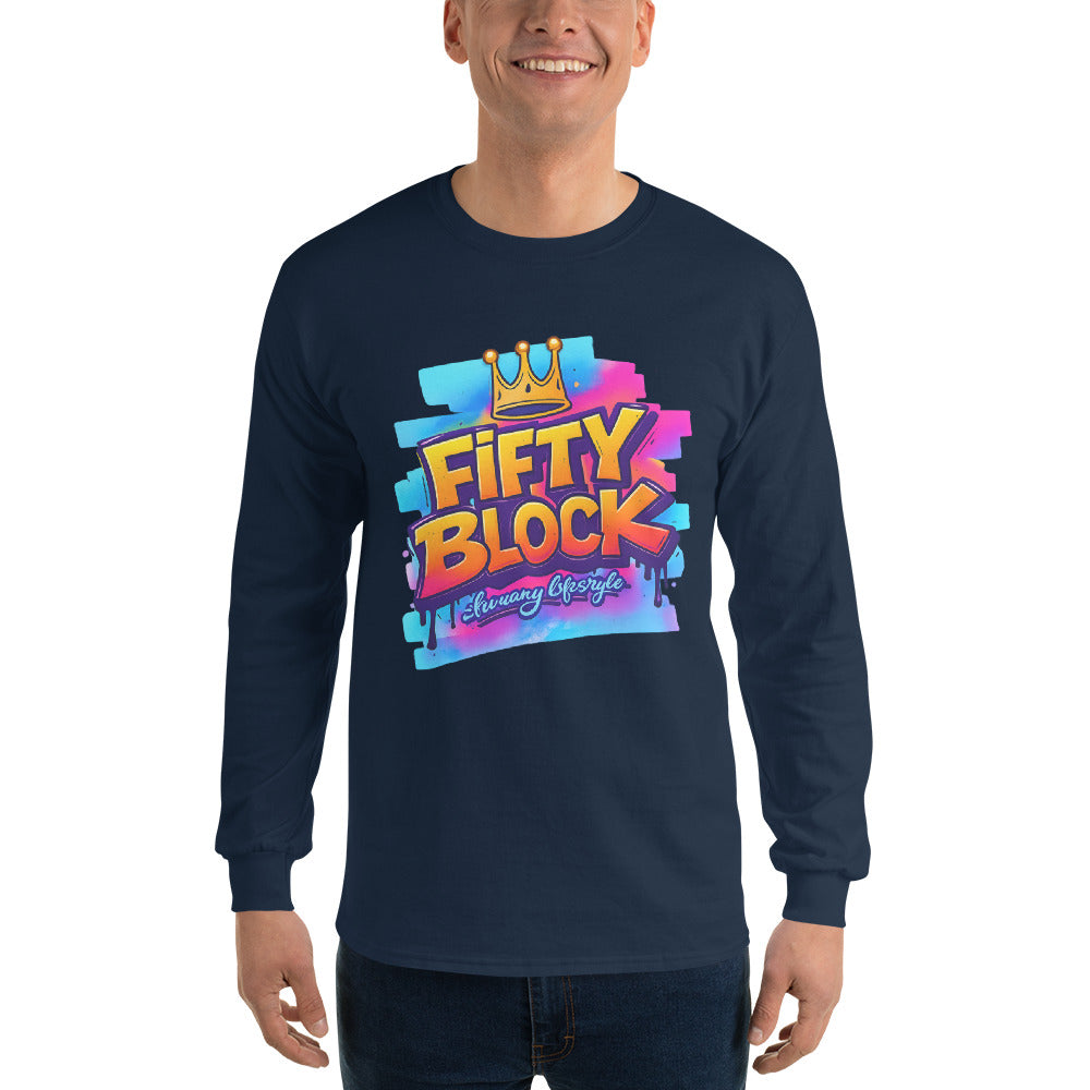 Electric Crown Graffiti - Navy