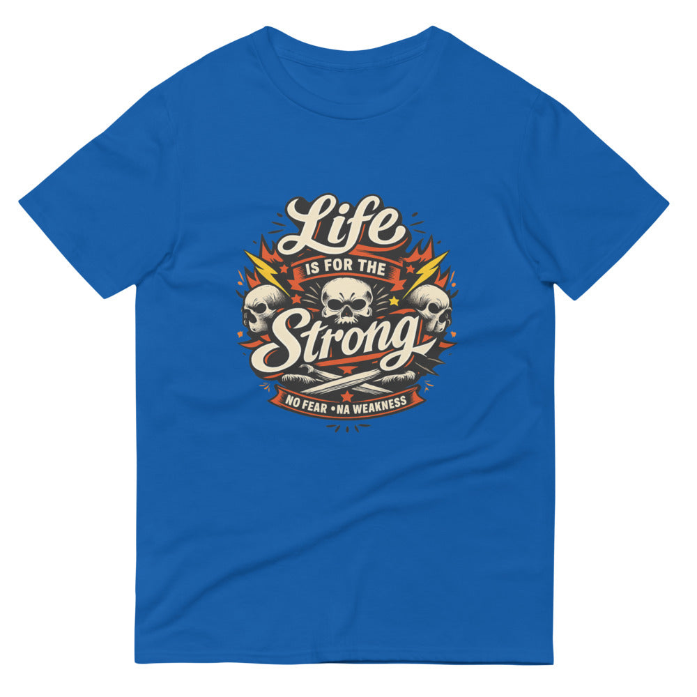 Fearless Strength Skull Crest - Royal Blue