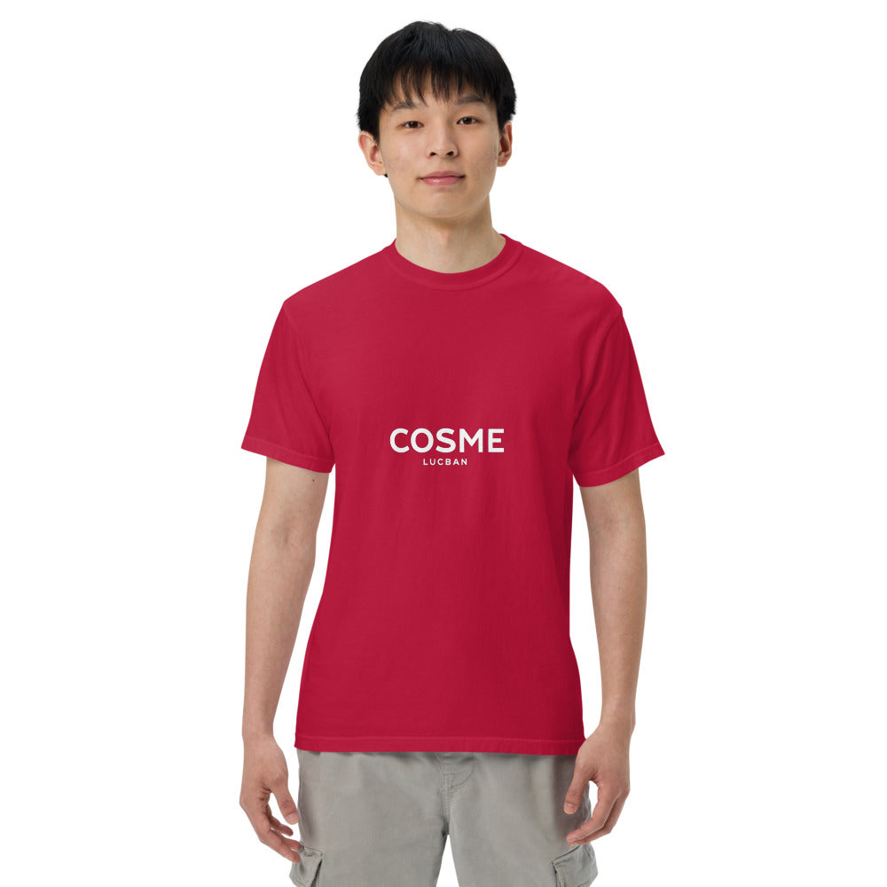 Luminous Minimalist Outline Tee - Red