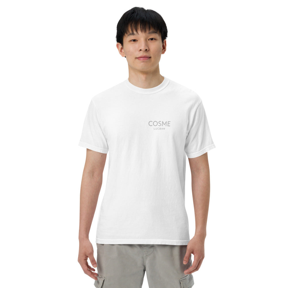 Cosme Lucban Minimal Chest Tee - White