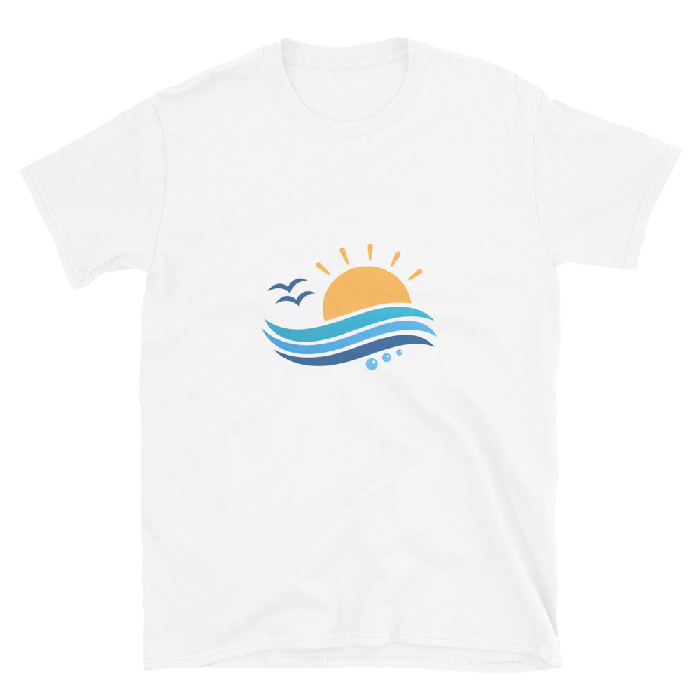 Luminous Ocean Sunrise - White