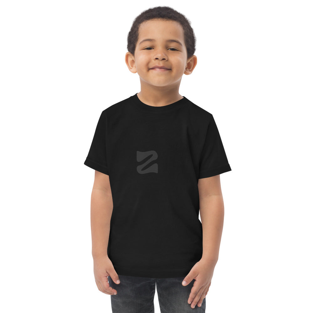 Obsidian Wave Left Chest Logo - Black