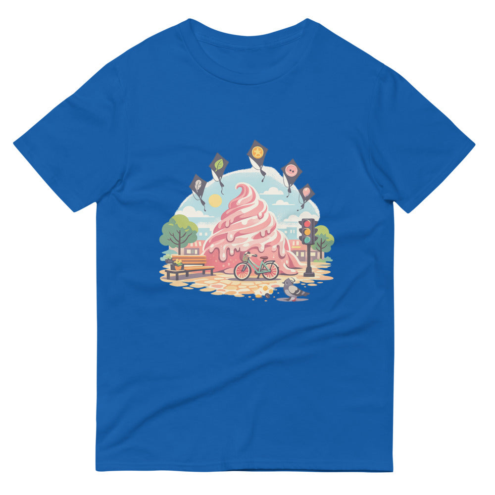 Floating Shadows Over Strawberry Square - Royal Blue