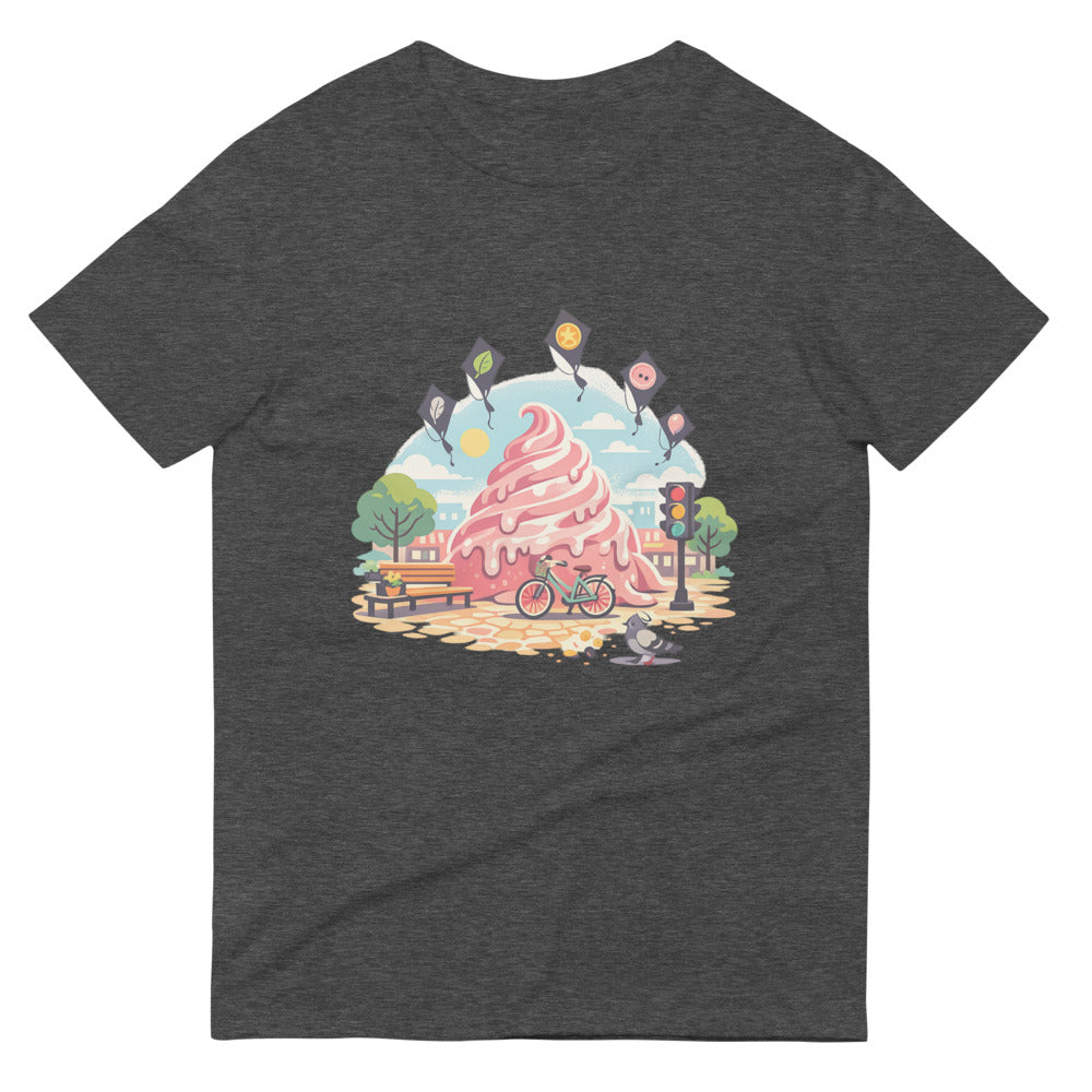 Floating Shadows Over Strawberry Square - Heather Dark Grey