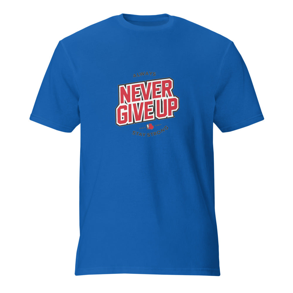 Crimson Resolve Motivational Badge - Royal Blue