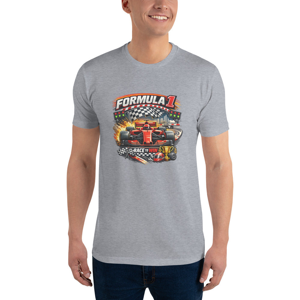 Crimson Apex Racing Art - Heather Grey
