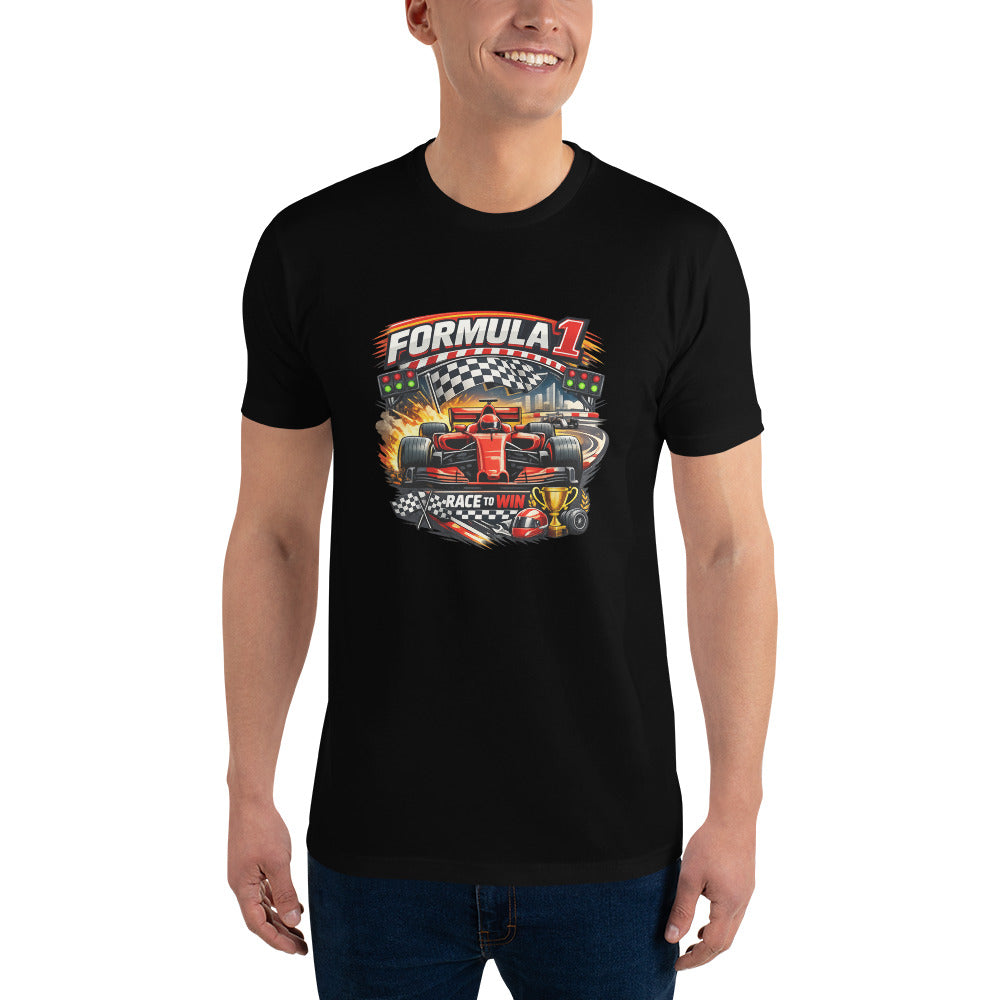Crimson Apex Racing Art - Black