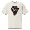 Crimson Stag Crest - Faded Bone