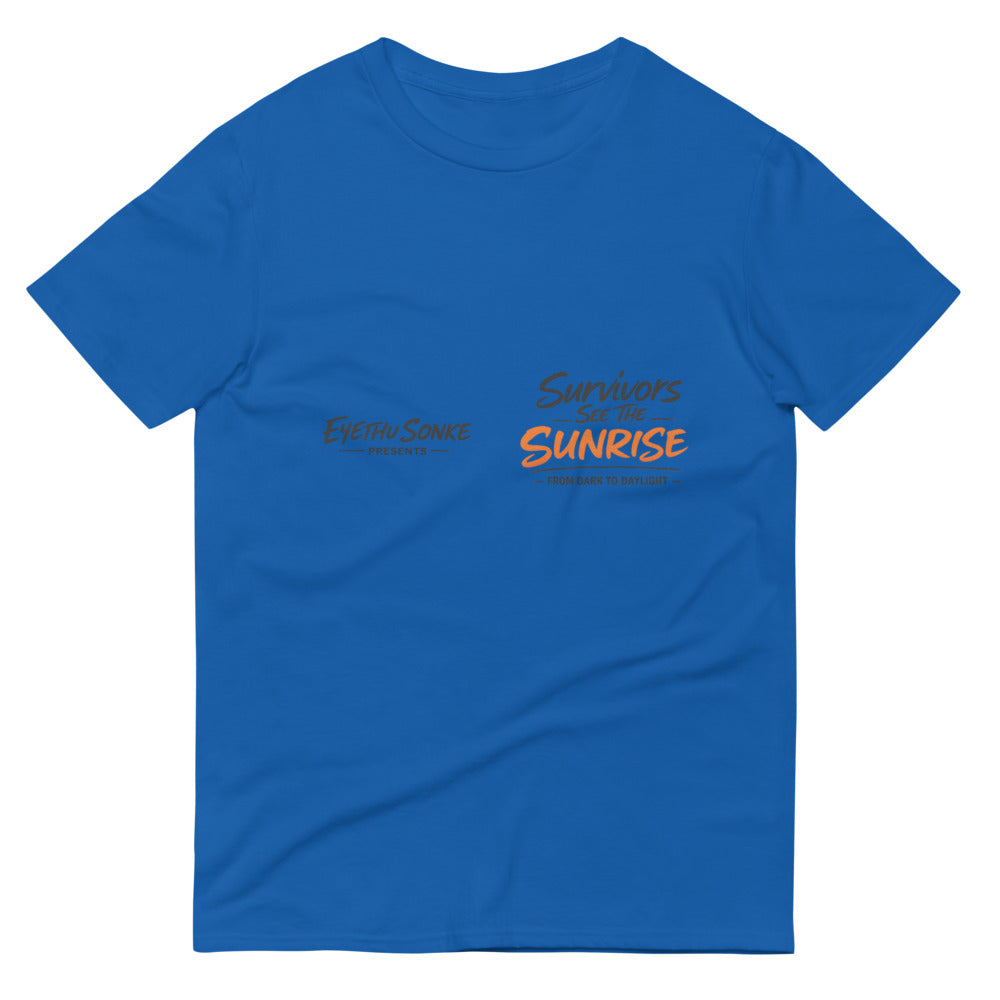 Survivors See The Sunrise Poster - Royal Blue
