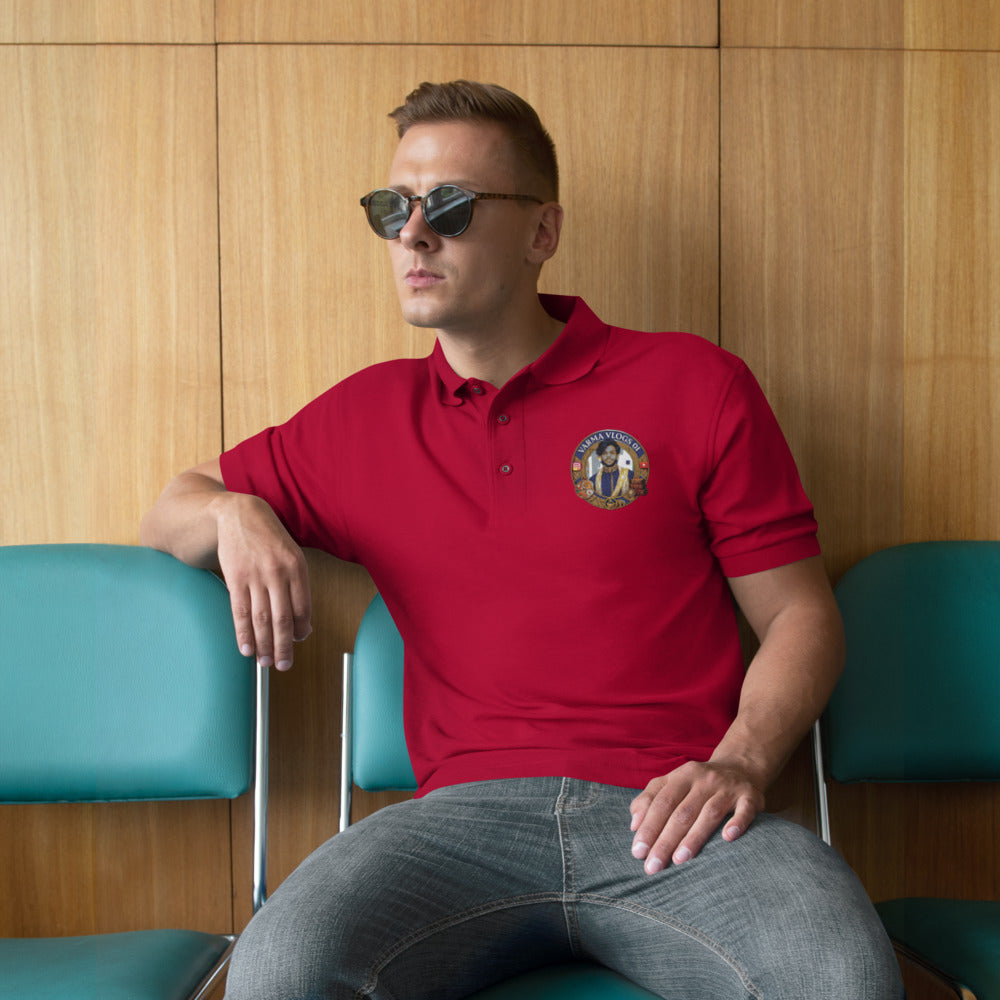 Golden Vlogger Crest Tee - Red