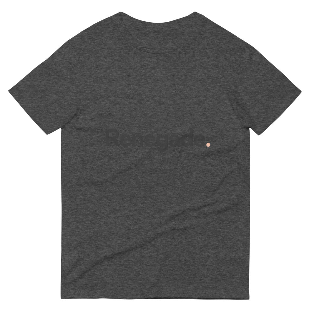 Renegade Glow Logo Tee - Heather Dark Grey