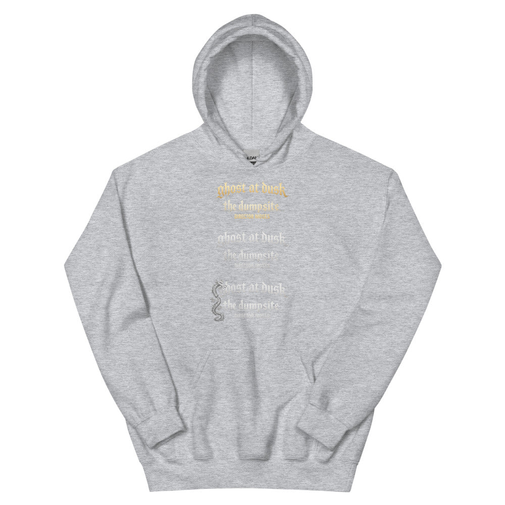 Ghost at Dusk Dragon Hoodie - Sport Grey