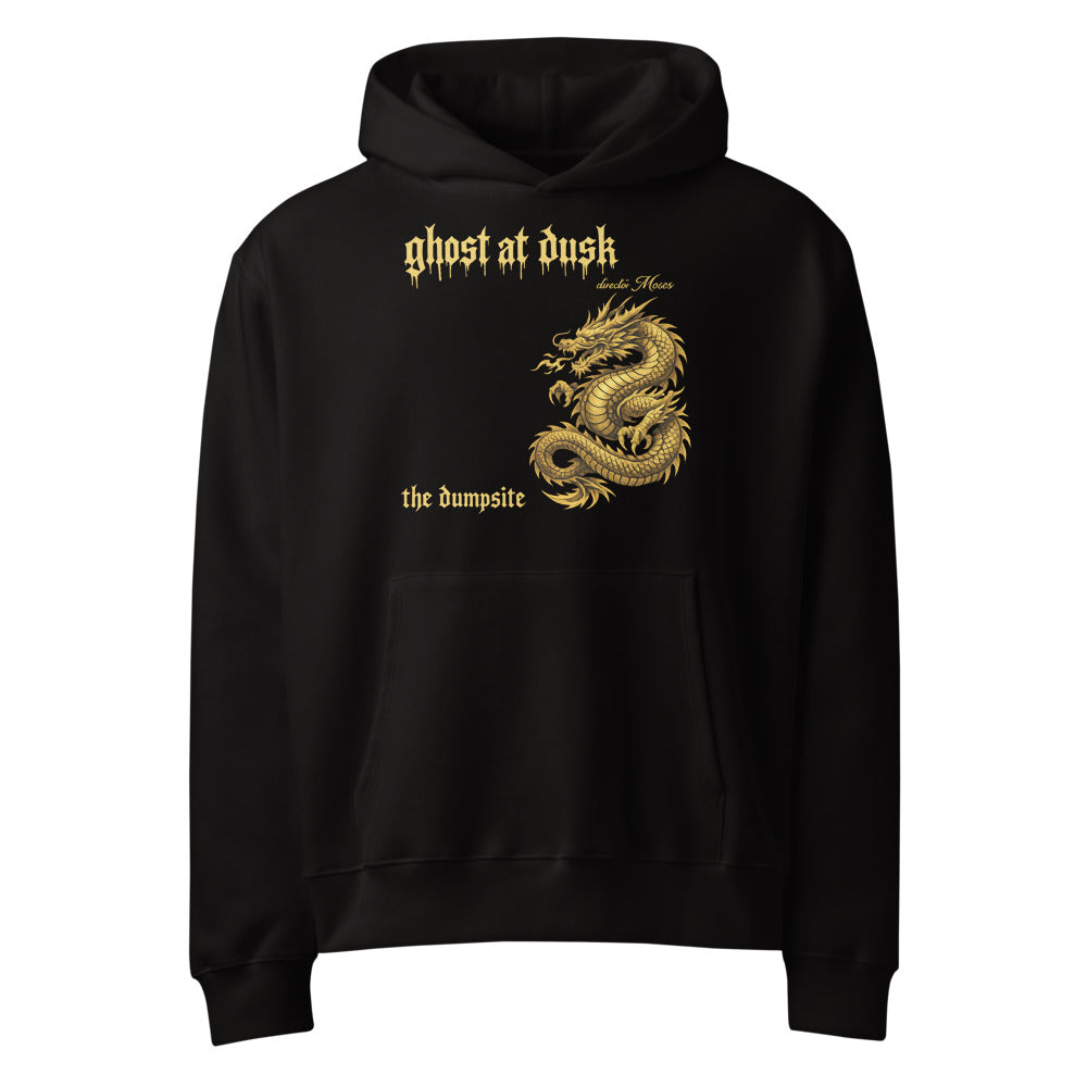 Gilded Dusk Dragon Hoodie - Black