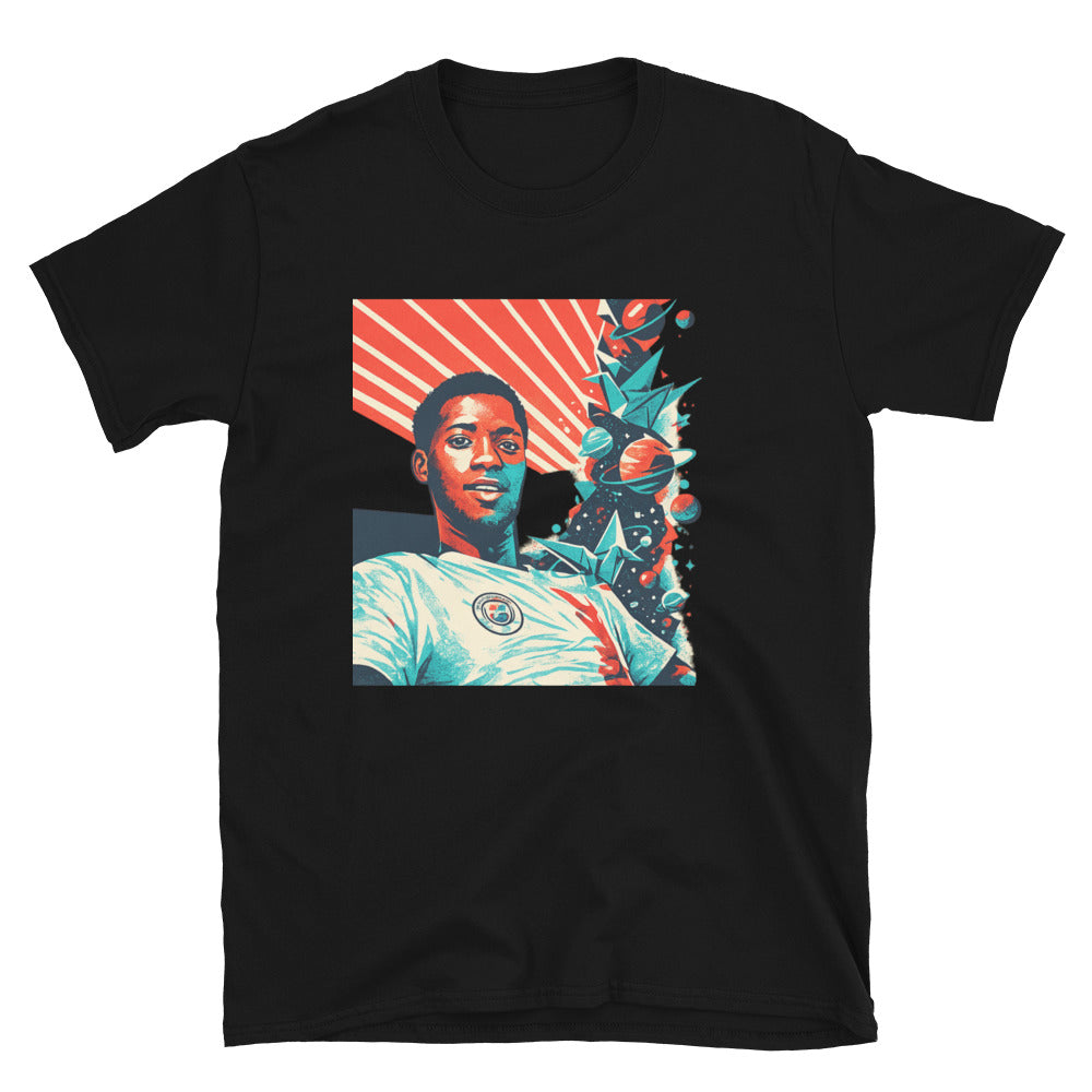 Radiant Origami Cosmos Portrait - Black