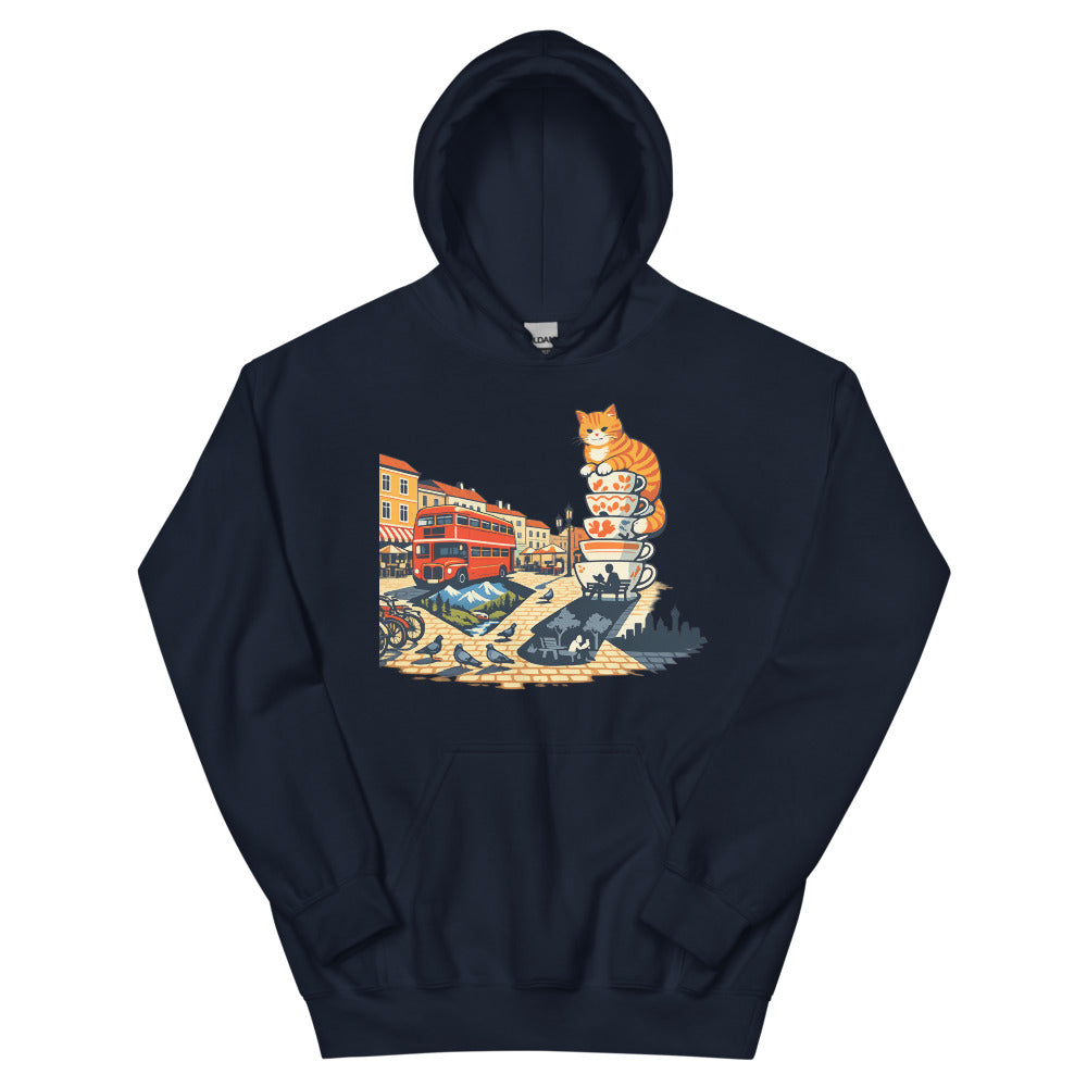 Sunlit Square of Hidden Worlds - Navy