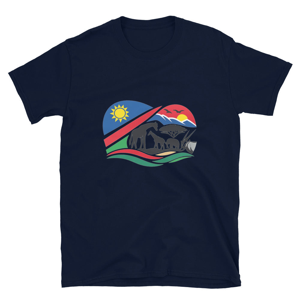 Namibian Wildscape Sunset - Navy