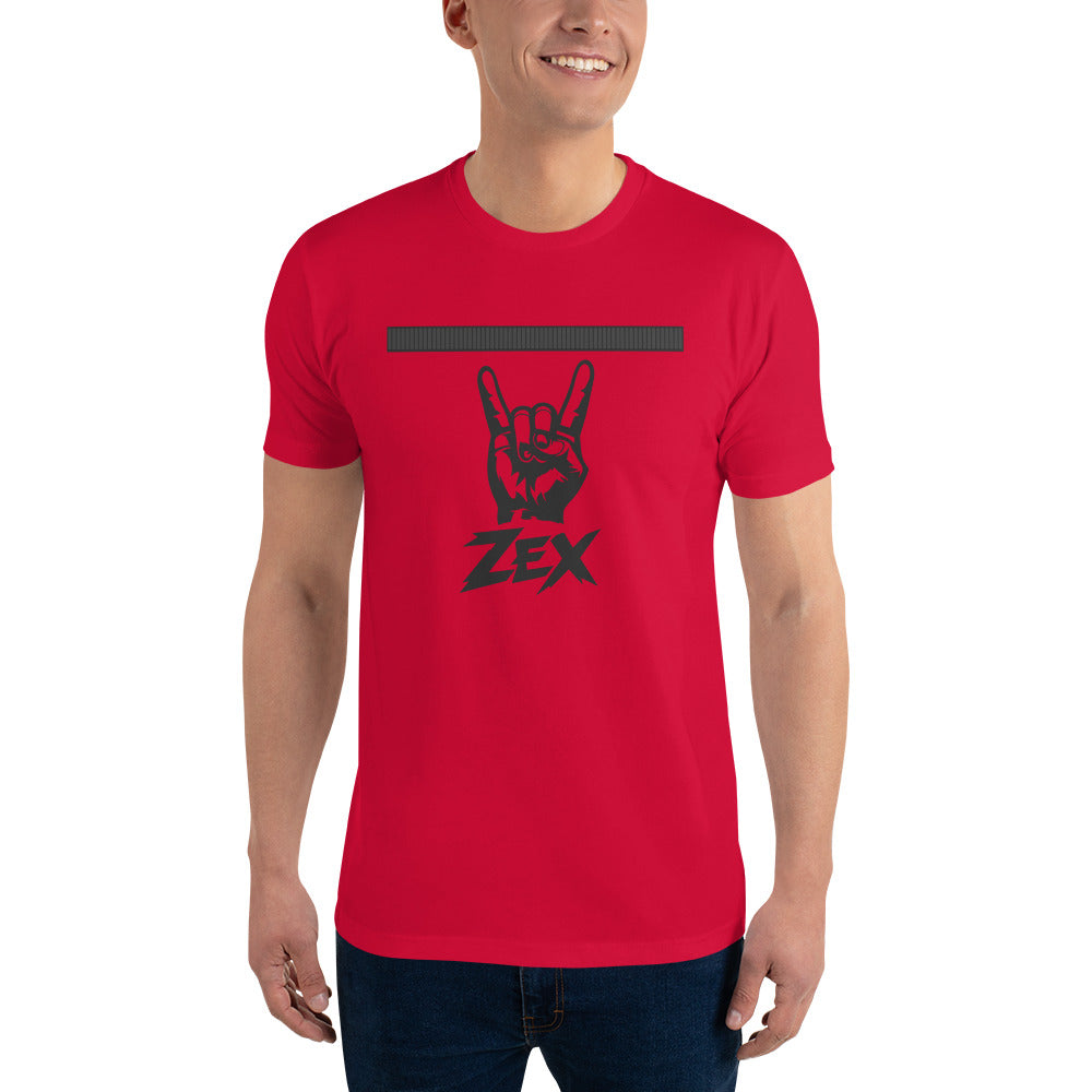 Obsidian Rock Horns Emblem - Red