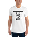 Obsidian Rock Horns Emblem - White