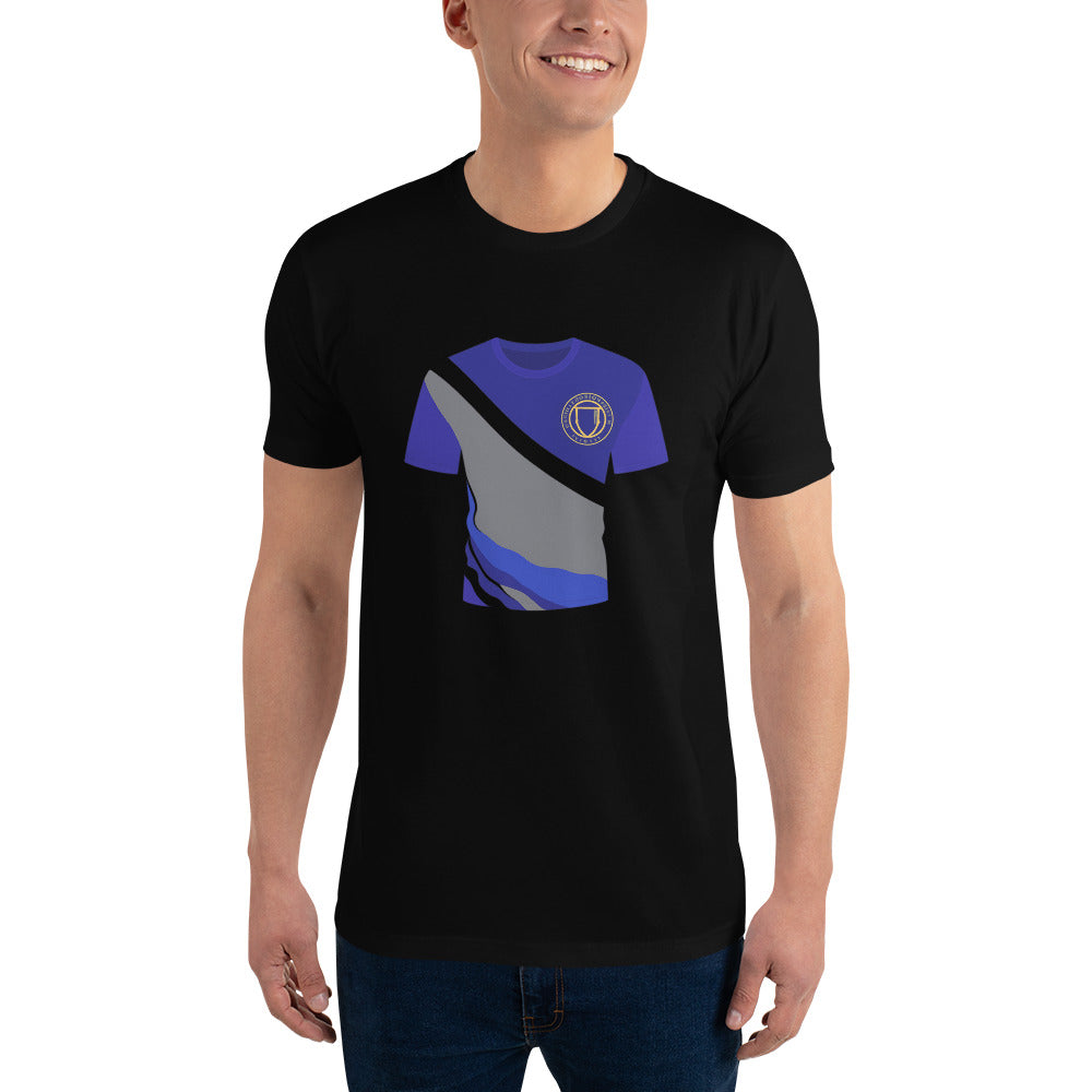 Aurora Sash Athletic Tee - Black