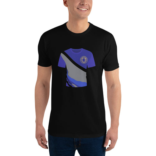 Aurora Sash Athletic Tee - Black