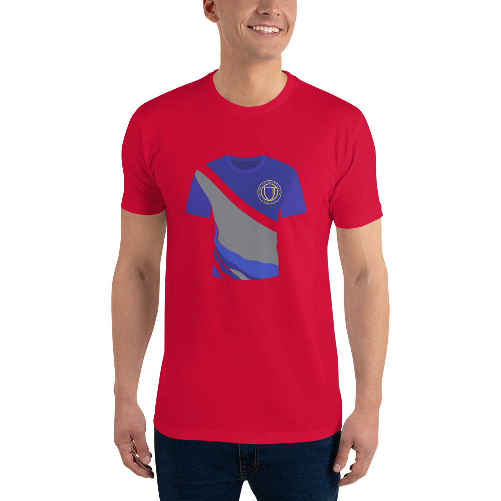 Aurora Sash Athletic Tee - Red