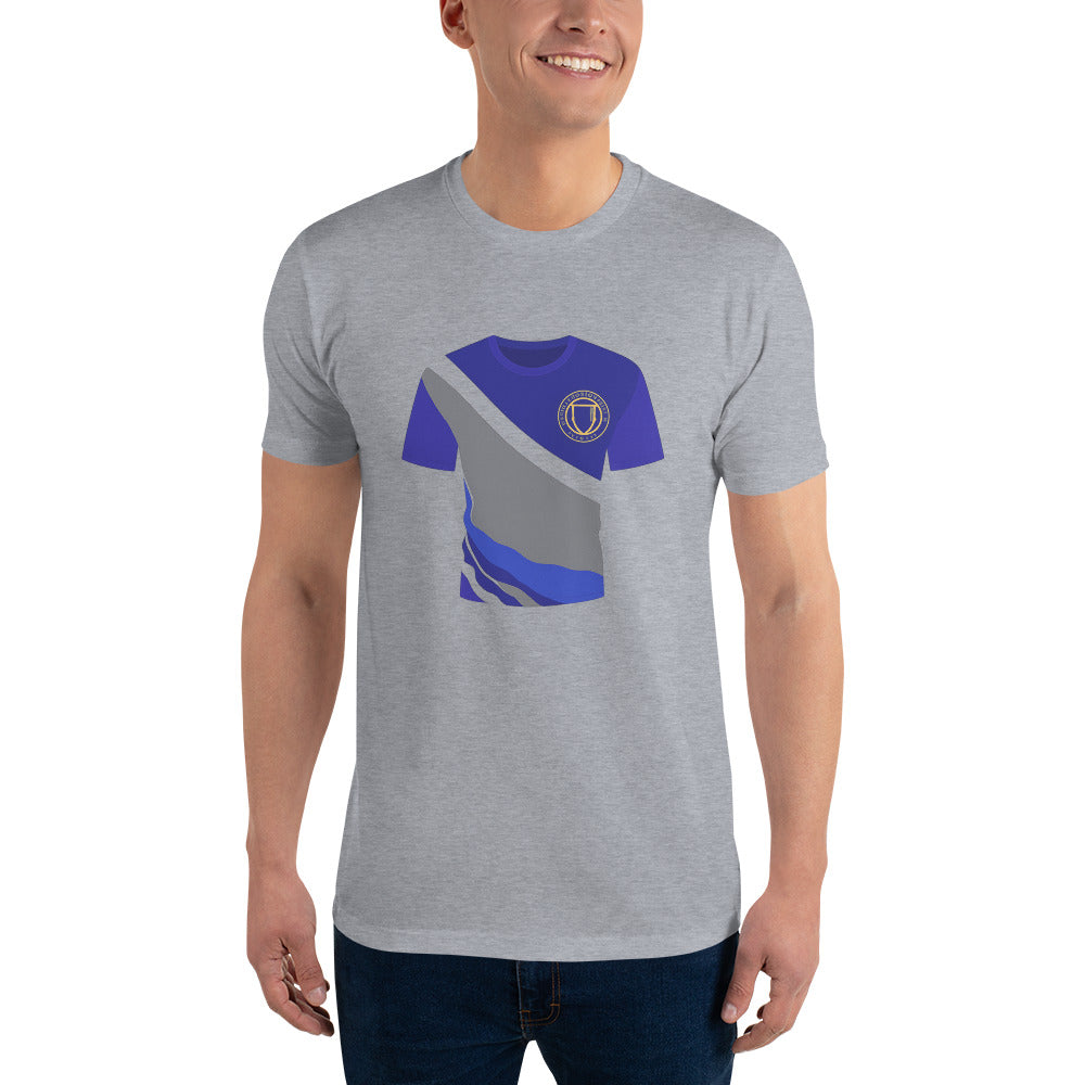Aurora Sash Athletic Tee - Heather Grey