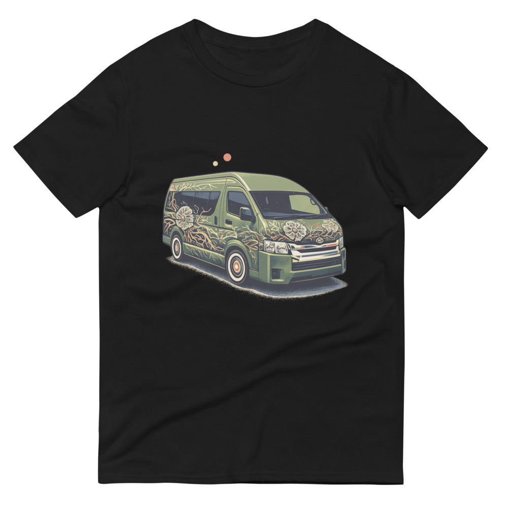 Skeletal Bloom Van Poster - Black