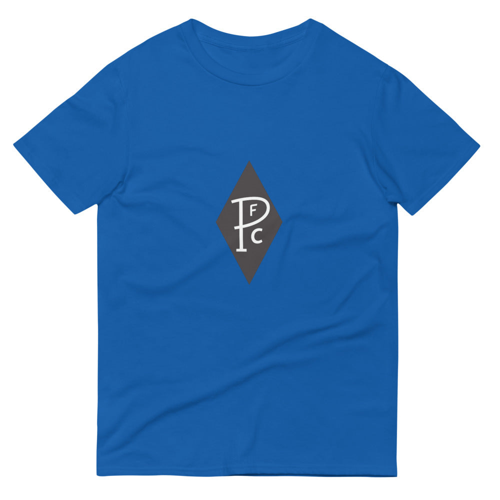 Midnight Diamond Monogram Tee - Royal Blue