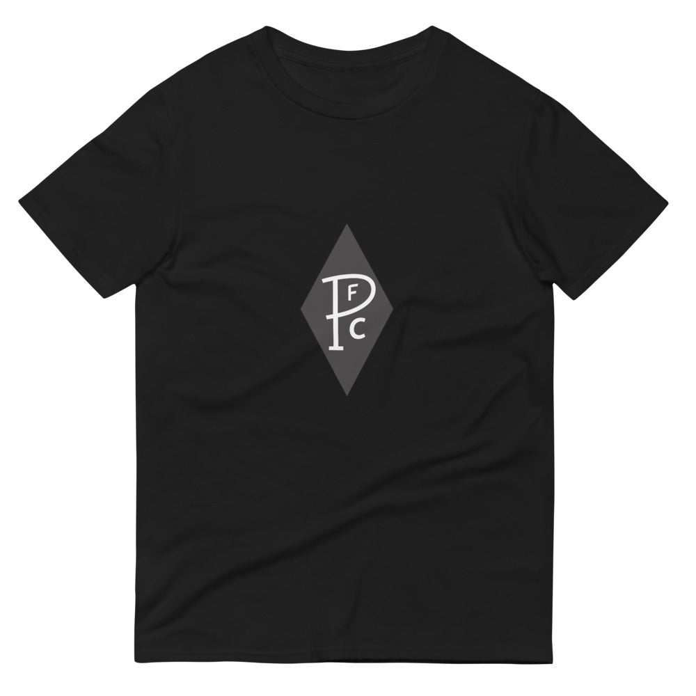 Midnight Diamond Monogram Tee - Black