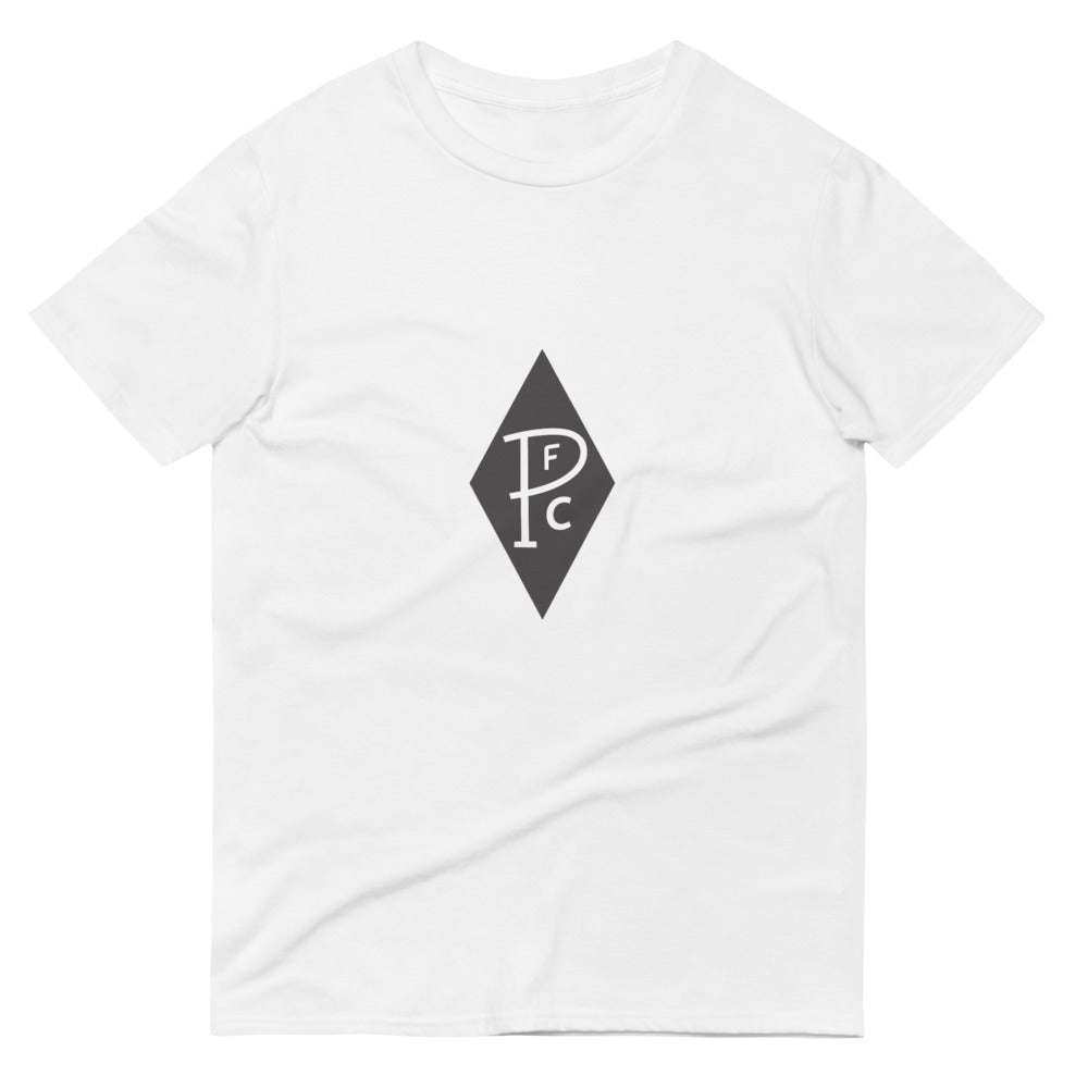 Midnight Diamond Monogram Tee - White
