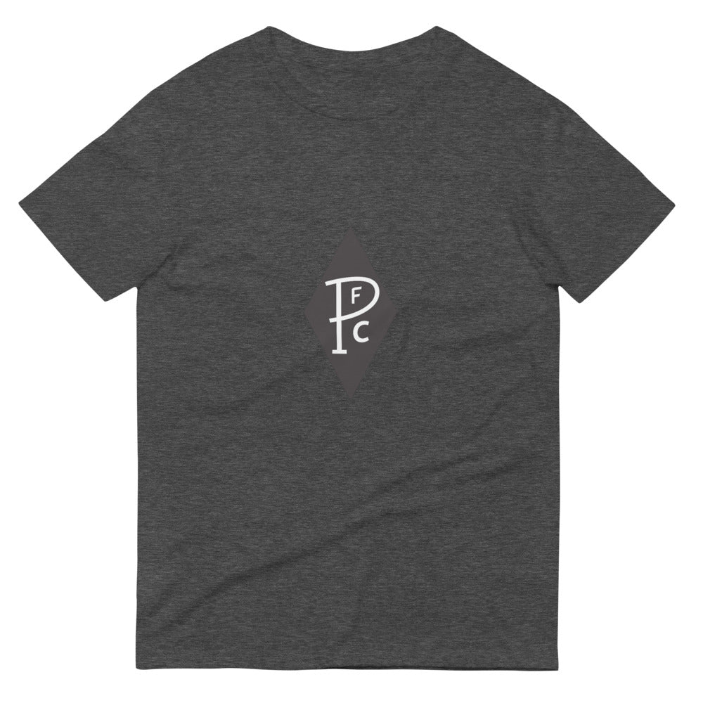 Midnight Diamond Monogram Tee - Heather Dark Grey