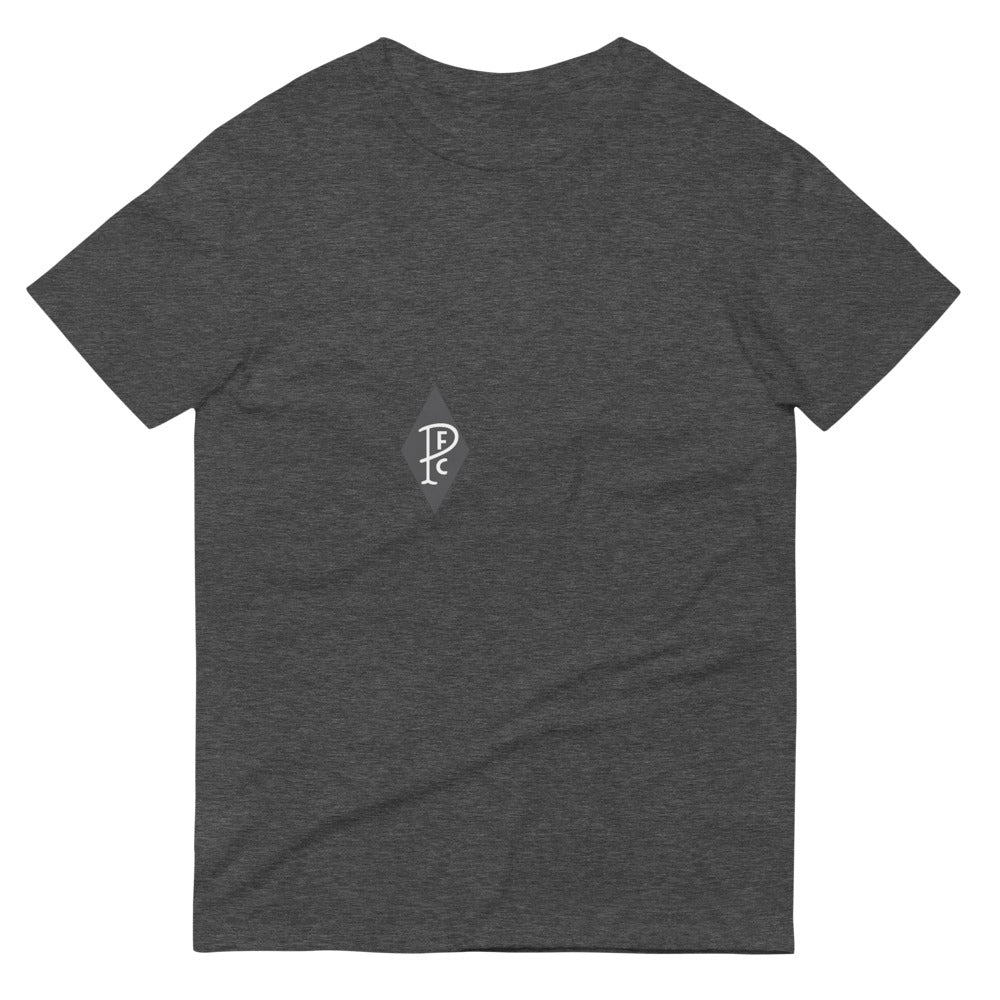 Heritage Diamond Pocket Logo Tee - Heather Dark Grey