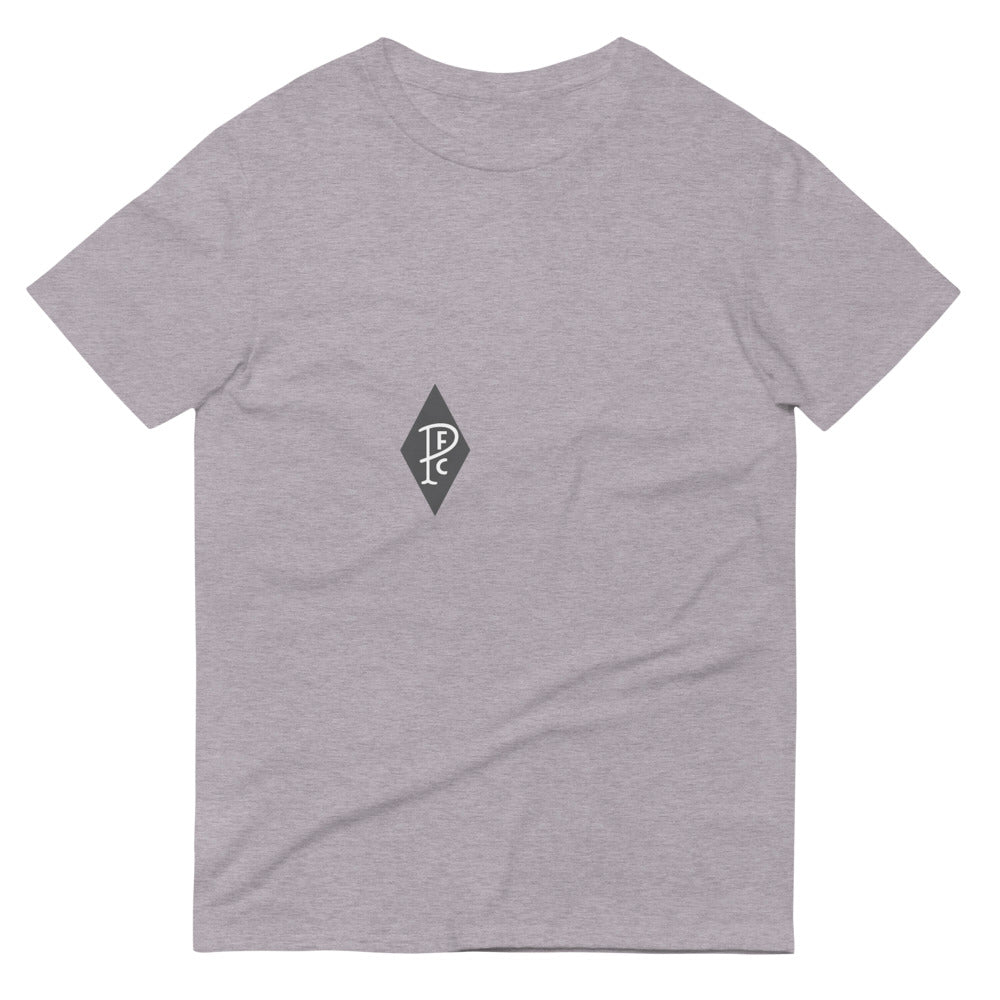Heritage Diamond Pocket Logo Tee - Heather Grey