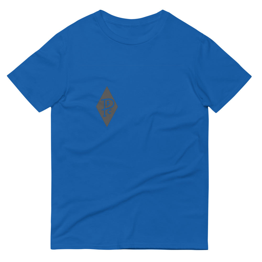 Minimal Diamond Pocket Tee - Royal Blue