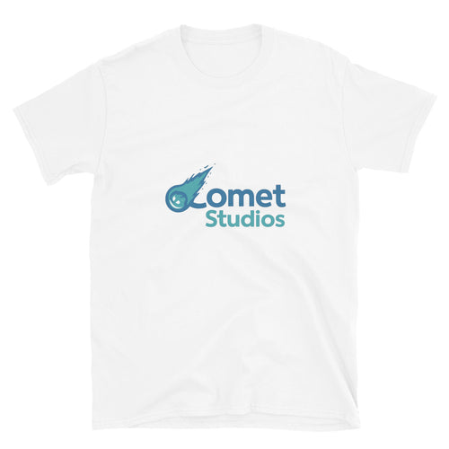 Blue Comet Neon Studio Emblem - White