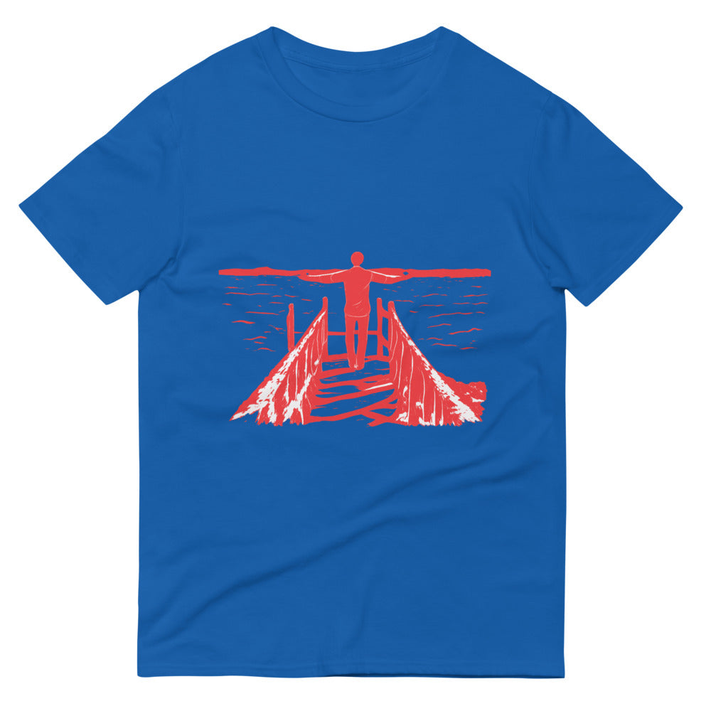 Crimson Horizon Embrace - Royal Blue