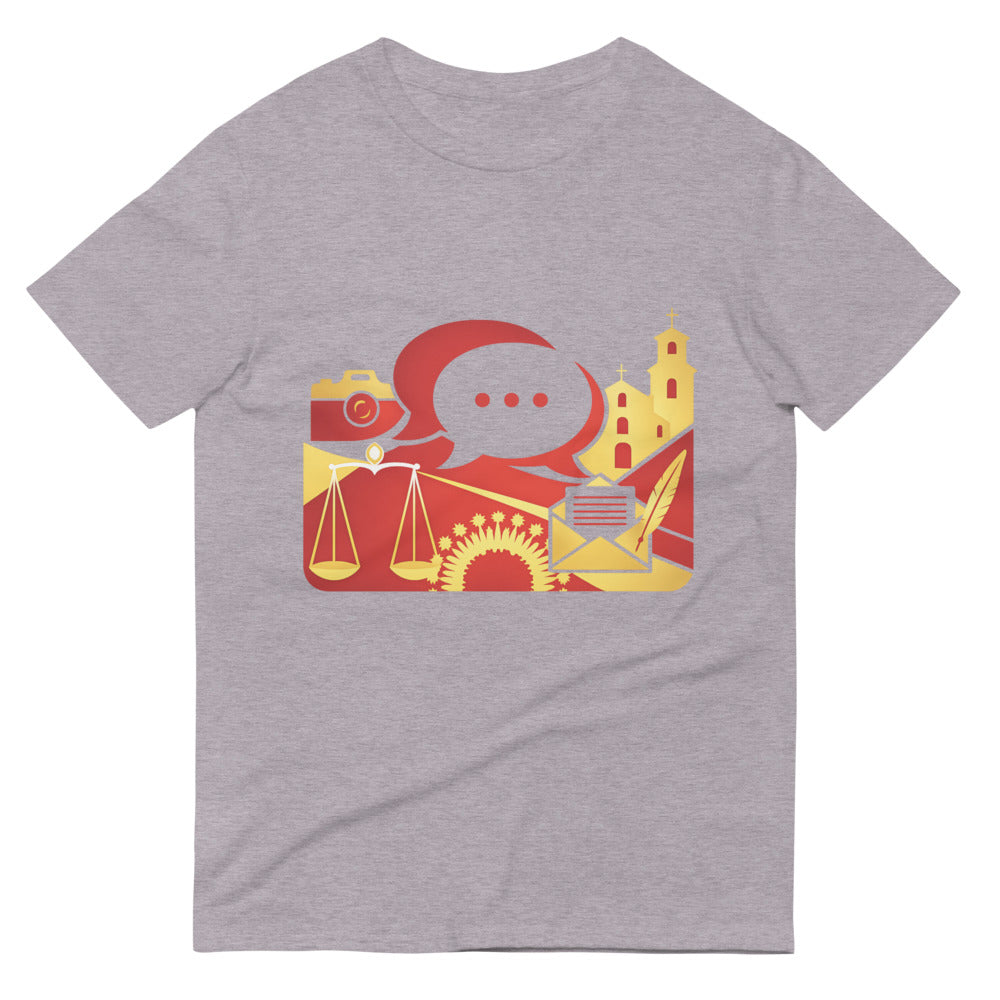 Golden Ministry Communications Crest - Heather Grey